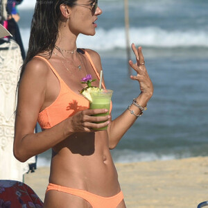 Alessandra Ambrosio is Seen Enjoying a Day on the Beach in Brazil (87 Photos) - Leaked Nudes