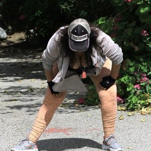 Alice Amter Exercises Outside Fryman Canyon (32 Photos) - Leaked Nudes
