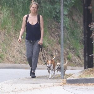 Alicia Silverstone Goes Braless While Walking with Her Dogs (37 Photos) - Leaked Nudes