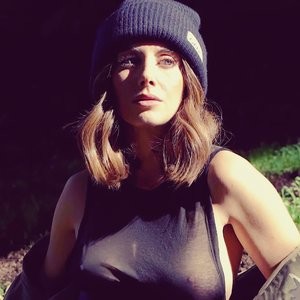 Alison Brie Poses Braless Showing Her Boobs in a See-Through Top for Basic Magazine (9 Pics + GIF & Video) – Leaked Nudes