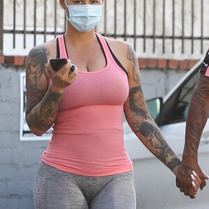 Amber Rose Alexander Edwards Are A Matching Duo Photos Leaked Nudes Celebrity Leaked