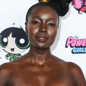 Anna Diop Flaunts Her Great Cleavage at the Christian Cowan x Powerpuff Girls Runway Show (4 Photos) - Leaked Nudes