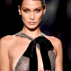 Bella Hadid Displays Her Tits at Tom Ford Fall/Winter 2020/2021 Show (18 Photos + Video) – Leaked Nudes