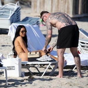 Bre Tiesi Looks Sexy in a Bikini on a Beach in Miami (24 Photos) - Leaked Nudes