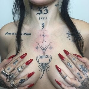 Brooke Candy See Through & Topless (2 Photos) - Leaked Nudes
