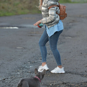 Busty Chloe Ferry Tangled on Dog Walk (45 Photos) - Leaked Nudes