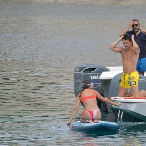 Charles Leclerc & Charlotte SinÃ© Look Loved Up On Speedboat In Monaco (67 Photos) - Leaked Nudes