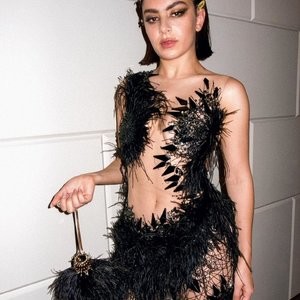 Charli XCX Displays Her Tits in a See-Through Dress (7 Photos) - Leaked Nudes