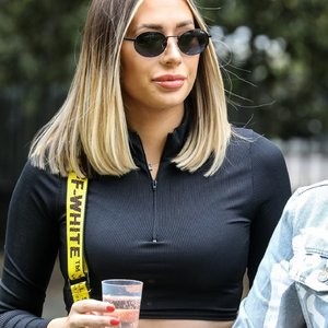 Demi Sims Cuts a Stylish Figure in a Crop Top and Leather Mini Skirt in London (79 Photos) – Leaked Nudes