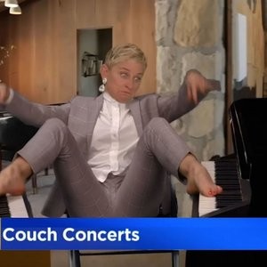 Ellen DeGeneres Pokes Fun at Celebrities Performing Video Concerts (8 Pics + Video) – Leaked Nudes