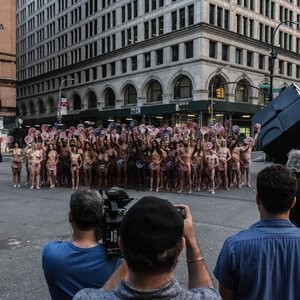 Group Nude Shoots In New York City (8 Photos + Video) - Leaked Nudes