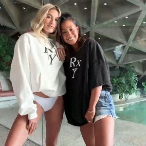 Hailey Bieber & Kelia Termini Pose for Roxy x Sister Summer 2020 Campaign (26 Photos + Videos) - Leaked Nudes