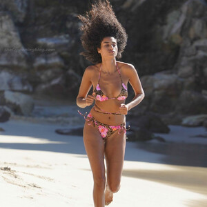 Imaan Hammam Stuns as She Poses for VS in St. Barts (33 Photos) - Leaked Nudes