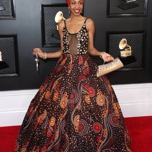 Jazzmeia Horn Displays Her Tits at the 62nd annual GRAMMY Awards (3 Photos) – Leaked Nudes