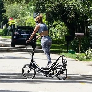 Jennifer Lopez & Alex Rodriguez Train on Bikes with a Personal Trainer (70 Photos) - Leaked Nudes