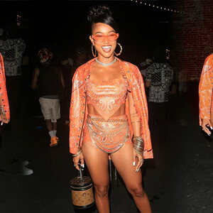 Karrueche Tran Puts on a Leggy Display at the Party in LA (21 Photos + Video) - Leaked Nudes