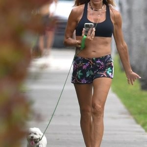 Kelly Bensimon Takes a Break from Lockdown to Walk Her Dog Around Palm Beach (21 Photos) - Leaked Nudes