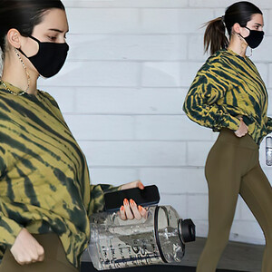 Kendall Jenner Shows Off Her Sexy Figure in Green Leggings in Beverly Hills (40 Photos) – Leaked Nudes