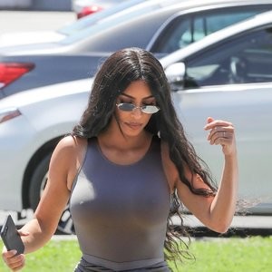 Kim Kardashian Braless (37 Photos) - Leaked Nudes