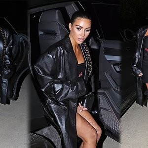 Kim Kardashian Leaves a Friend’s House In Malibu (17 Photos) - Leaked Nudes