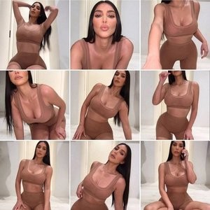 Kim Kardashian Poses in New Collection of Skims (9 Photos) – Leaked Nudes