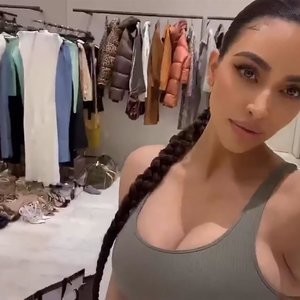 Kim Kardashian West Walks Through SKIMS Stretch Rib Collection (34 Pics + Video) – Leaked Nudes