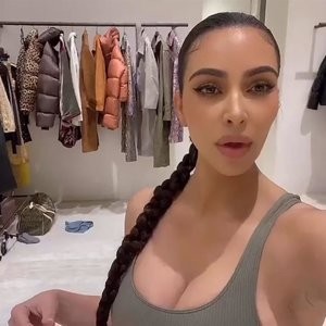Kim Kardashian West Walks Through SKIMS Stretch Rib Collection (34 Pics + Video) - Leaked Nudes