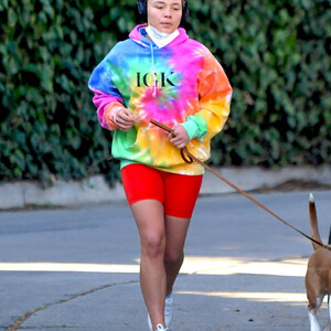 Leggy Florence Pugh Takes a Jog in Los Angeles (20 Photos) – Leaked Nudes