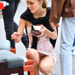 Lily-Rose Depp Upskirt (4 Photos) – Leaked Nudes