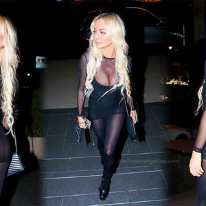Lindsey Pelas Puts on a Busty Display as She Enjoys a Night in WeHo (34 Photos) - Leaked Nudes