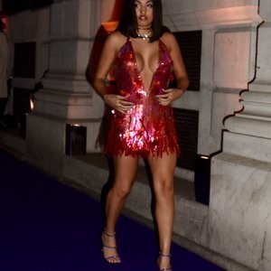 Mabel is Sexy in a Red Dress as She Attends the Brit Awards Afterparty (19 Photos) - Leaked Nudes