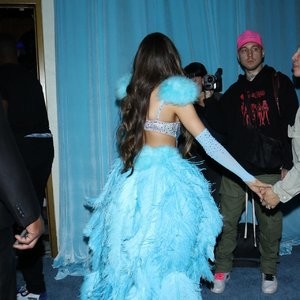 Madison Beer Puts On a Sexy Display in a Blue Feather Ensemble While Arriving at Her 21st Birthday Party (173 Photos) - Leaked Nudes