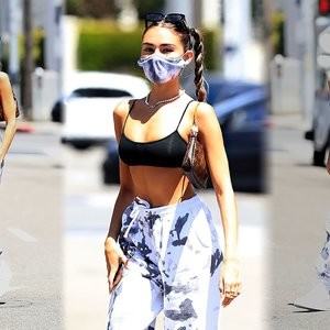Madison Beer Shows Off Her Abs in LA (48 Photos) - Leaked Nudes