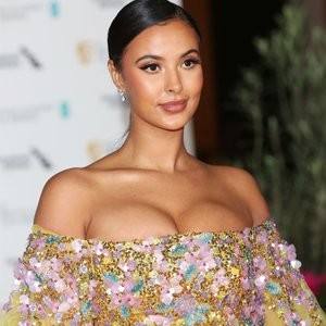 Maya Jama Shows Her Boobs at the BAFTA After Party in London (26 Photos) - Leaked Nudes