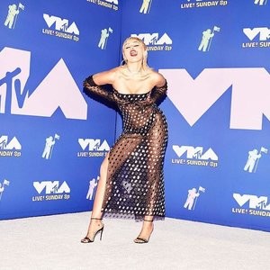Miley Cyrus Swings on a Giant Disco Globe in a Very Risque Outfit at the MTV VMAs (52 Photos + Video) - Leaked Nudes