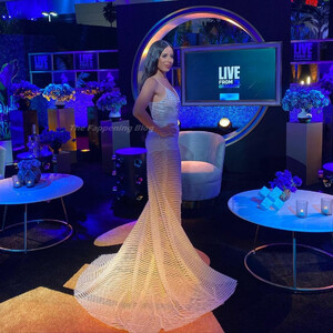 Naz Perez Stuns in a White Dress at the Live From E!: Grammy Awards After Party (3 Photos) - Leaked Nudes