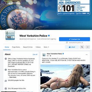 New Sexy West Yorkshire Police’s Official Facebook Page (7 Photos) – Leaked Nudes