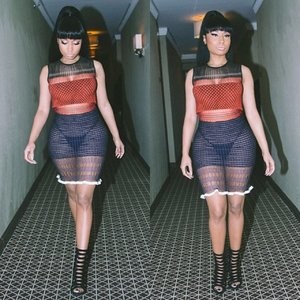 Nicki Minaj In Transparent Dress (7 Photos) – Leaked Nudes