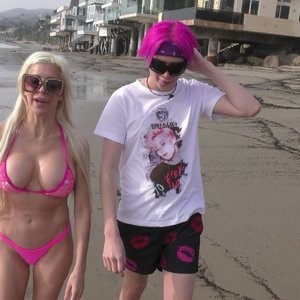 Oli London & Frenchy Morgan Socially Distance Together on Millionaire Beach (6 Photos) – Leaked Nudes