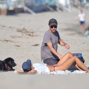 Paul Wesley & Ines de Ramon Spend a Day on a Sunny Malibu Beach (17 Photos) - Leaked Nudes