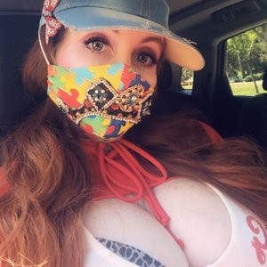 Phoebe Price Has a Collection of COVID-19 Personalized Masks (20 Photos) – Leaked Nudes