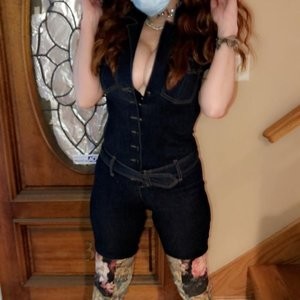 Phoebe Price Poses for Photos in her Coronavirus Mask (21 Photos) - Leaked Nudes