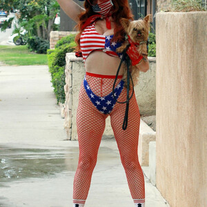 Phoebe Price Poses in a Patriotic Outfit (33 Photos) - Leaked Nudes