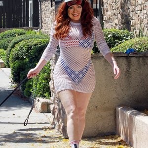 Phoebe Price Sports a Hillary Clinton Mask in Studio City (12 Photos) - Leaked Nudes