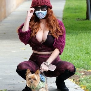 Phoebe Price Walks Her Dog While Nipple Out (19 Photos) - Leaked Nudes