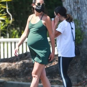 Pregnant Lea Michele Steps Out for a Walk in Santa Monica (48 Photos) - Leaked Nudes