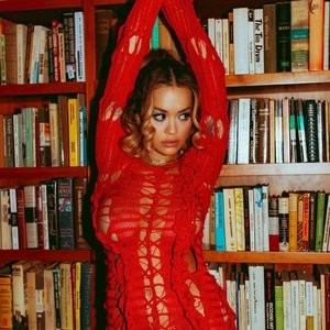 Rita Ora Looks Hot in a Red Mesh Dress (4 Photos) – Leaked Nudes