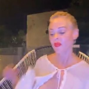 Rose McGowan’s Nude Boobs Slips (9 Pics + GIF & Videos) - Leaked Nudes