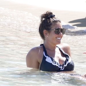 Sexy Rebekah Vardy is Seen on a Beach in Ibiza (78 Photos) – Leaked Nudes