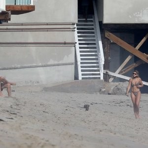 Sofia Richie Wears a Leopard Print Bikini Tanning with Scott Disick in Malibu (39 Photos) - Leaked Nudes